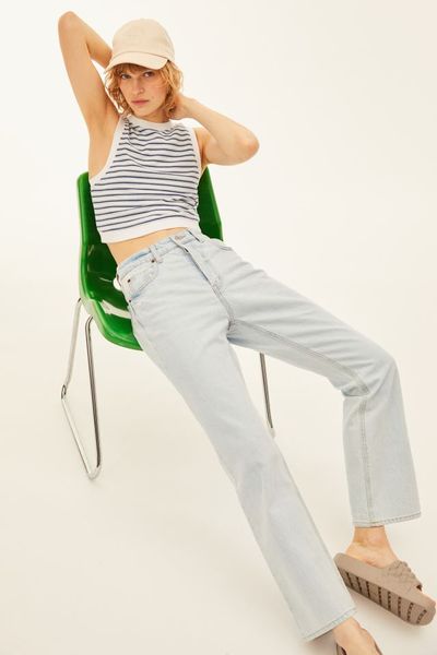 Жіночі джинси H&M (10047) W36 Блакитні 10047 фото