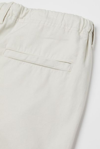 Чоловічі штани вільного крою Н&М (56872) L Білі 56872 фото
