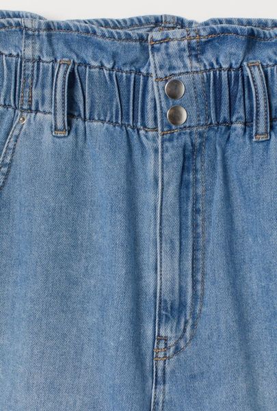 Жіночі джинсові шорти з поясом Н&М (56899) W34 Сині 56899 фото