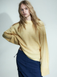 Женский свитер тонкой вязки Н&М (56408) М Желтый 56408_м фото 1
