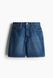 Женские шорты бермуды High waist H&M (58480) W34 Темно-синие 58480 фото 5