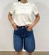 Женские шорты бермуды High waist H&M (58480) W34 Темно-синие 58480 фото 1