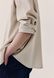 Мужская рубашка из льняной смеси Loose fit H&M (57637) M Бежева 57637- фото 4