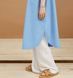 Женское свободное платье-рубашка без рукавов Н&М (57197) M Голубое 57197_ фото 6