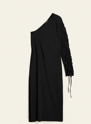 Жіноча сукня оверсайз Н&М (55864) XS Чорна 55864 фото