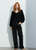 Женские джинсы Wide Regular H&M (56183) W34 Черные 56183 фото