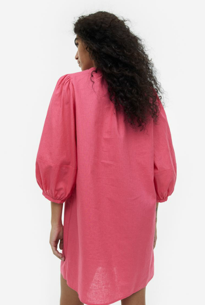 Жіноча лляна сукня Н&М (55840) XS Розова 55840 фото