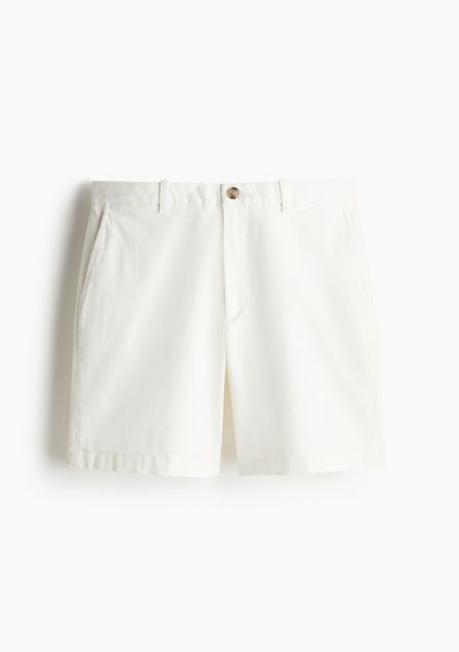 Чоловічі шорти chinos regular Fit Н&М (58466) L Білі  58466_34 фото