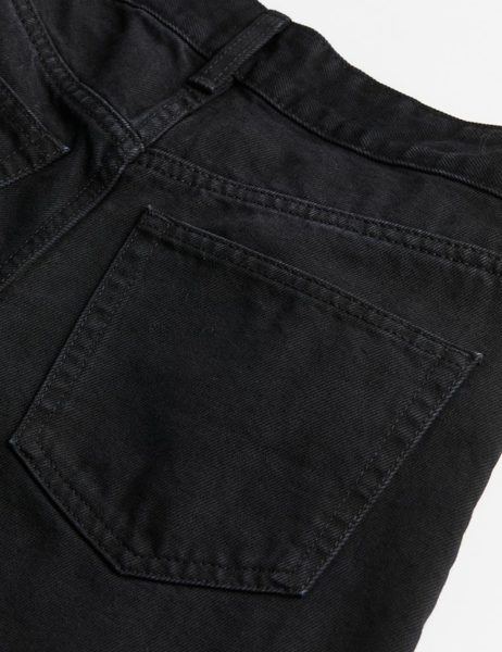 Женские джинсы Wide Regular H&M (56183) W36 Черные 56183 фото