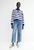 Женские широкие укороченные джинсы Wide High waist H&M (58134) W34 Синие 58134 фото