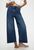 Женские широкие джинсы к лодыжке Wide Night H&M (58021) W34 Темно-синие 58021 фото