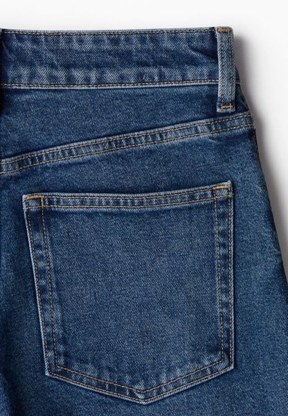 Женские широкие джинсы к лодыжке Wide Night H&M (58021) W34 Темно-синие 58021 фото