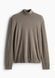 Чоловічий бавовняний гольф Slim Fit H&M (57708) L Бежевий 57708_L фото 1