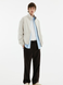 Мужская спортивная кофта Relaxed Fit H&M (56484) S Светло-бежевая 56484 фото 2