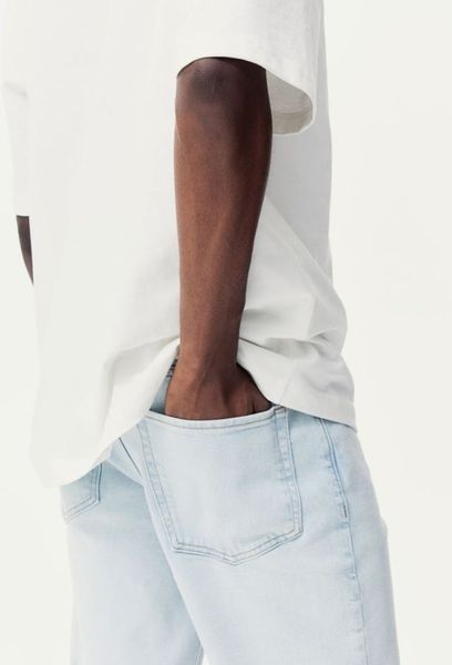 Мужские шорты джинсовые Slim Fit H&M (57027) W30 Голубые 57027 фото