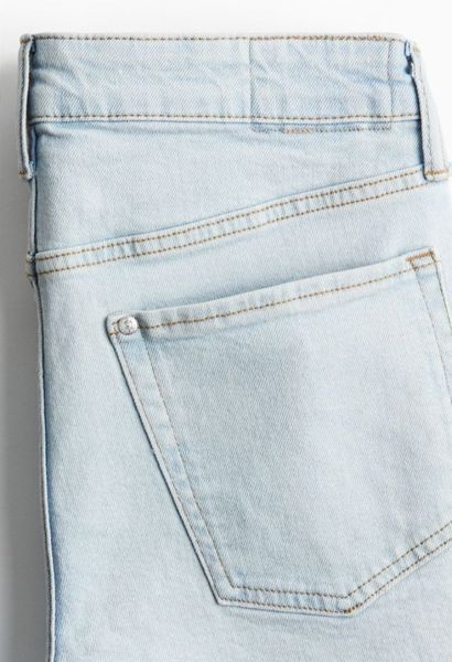Мужские шорты джинсовые Slim Fit H&M (57027) W30 Голубые 57027 фото