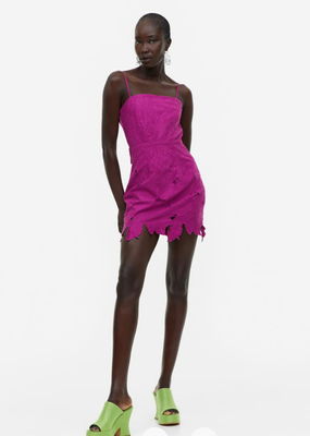 Жіноча сукня H&M (55671) XS Фіолетова 55671 фото