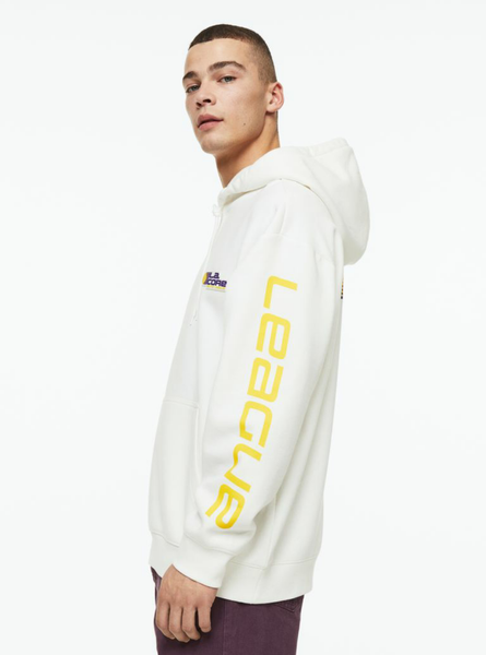 Чоловіче худі H&M (55620) L Біле 55620 фото