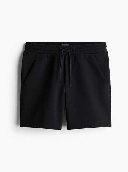 Чоловічі трикотажні шорти Regular Fit H&M (58310) M Чорні 58310_ фото