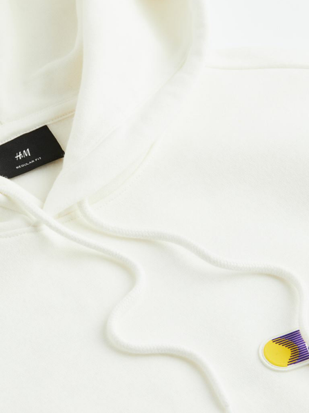 Чоловіче худі H&M (55620) L Біле 55620 фото