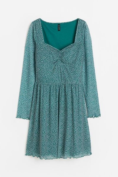 Жіноча коротка сукня H&M (57750) M Зелена 57750 фото