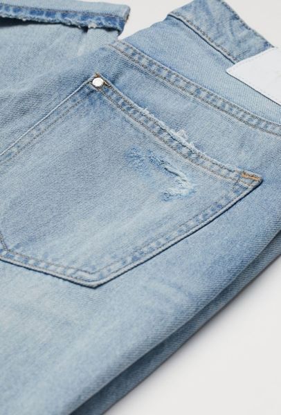 Женские джинсы Boyfriend Low waist H&M (57603) W42 Светло-синие 57603 фото