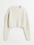 Женский свитер с узором из кос Н&М (56411) М Белый 56411_м фото