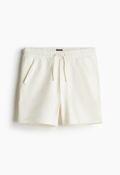 Мужские трикотажные шорты Regular Fit H&M (58311) S Молочные 58311 фото