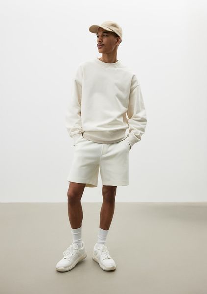 Мужские трикотажные шорты Regular Fit H&M (58311) S Молочные 58311 фото