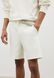 Мужские трикотажные шорты Regular Fit H&M (58311) S Молочные 58311 фото 3