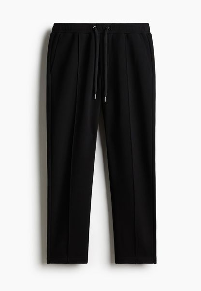 Чоловічі елегантні штани-джоггери Slim Fit Н&М (58070) М Чорні 58070 фото