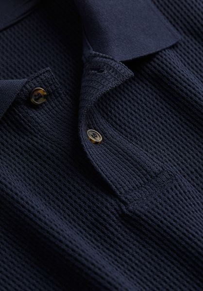 Чоловіча сорочка Polo Regular Fit H&M (58167) L Темно-синя 58167_l фото