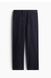 Чоловічі лляні штани Relaxed Fit H&M (58449) S Темно-сині 58449 фото 5