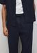 Чоловічі лляні штани Relaxed Fit H&M (58449) S Темно-сині 58449 фото 3