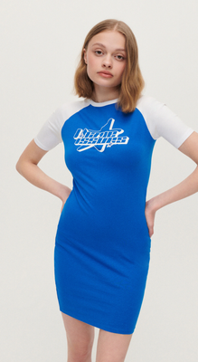 Женская футболка House brand (55762) S Синяя 55762 фото