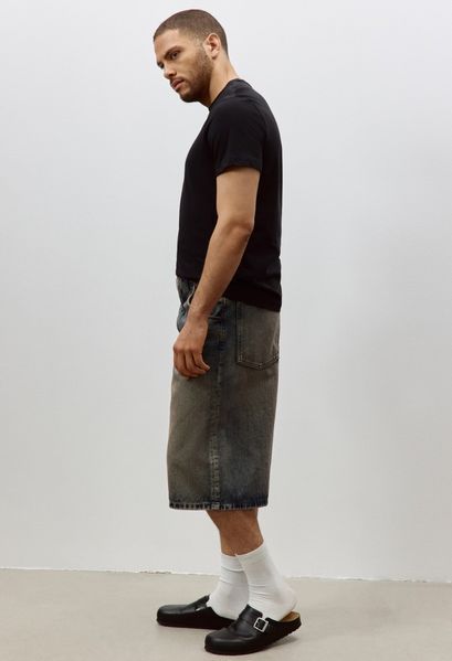 Чоловіча футболка Slim fit H&M (58400) XXL Чорна 58400_ фото