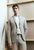 Чоловічий однобортний піджак Slim Fit H&M (58247) S Бежевий  58247 фото