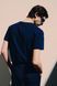 Чоловіча футболка з V-подібним вирізом Slim fit H&M (57142) S Темно-синя 57142 фото 3