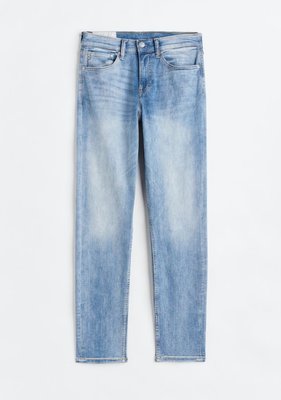 Чоловічі еластичні джинси Slim Н&М (56877) W30 L32 Блакитні  56877 фото