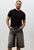 Чоловіча футболка Slim fit H&M (58400) XXL Чорна 58400_ фото