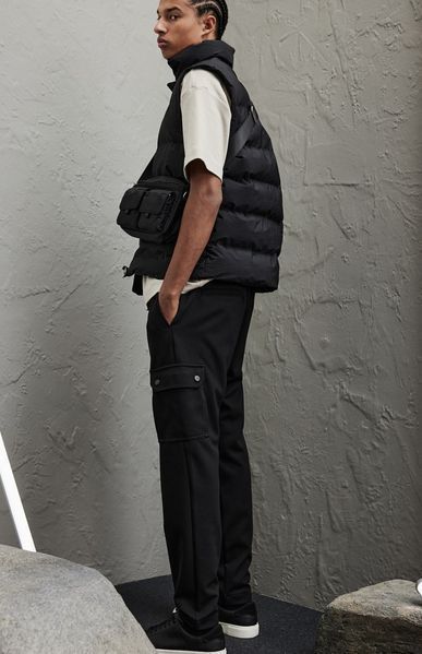 Чоловічі штани карго Slim Fit H&M (58104) L Чорні  58104_l фото