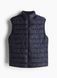 Мужской легкий стеганный жилет Slim fit H&M (57624) ХL Темно-синяя 57624_хl фото 6