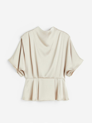 Жіноча блуза з воланами H&M (77776) S Біла 77776 фото