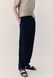 Чоловічі штани з лляної суміші Relaxed fit H&M (57412) XL Темно-сині 57412_xl фото 3