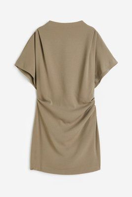 Жіноча класична коротка сукня H&M (55603) XS Коричнева 55603 фото