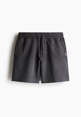 Чоловічі трикотажні шорти Relaxed Fit H&M (58345) S Темно-сірі 58345 фото