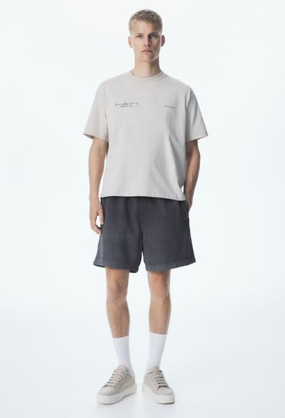 Чоловічі трикотажні шорти Relaxed Fit H&M (58345) S Темно-сірі 58345 фото