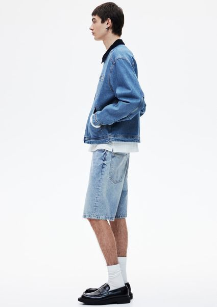 Мужские джинсовые шорты Relaxsad Fit H&M (58237) W31 Синие 58237 фото