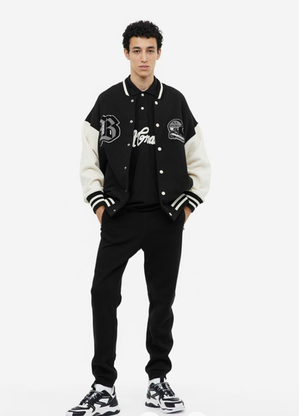 Мужские спортивные штаны Slim Fit H&M (56489) XS Черные 56489_xs фото