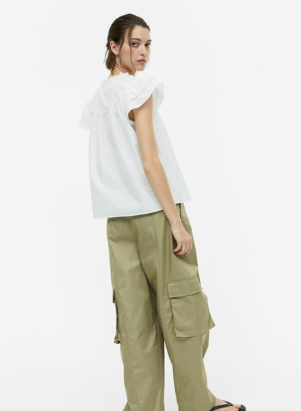 Женская блуза H&M (55905) XS Белая 55905 фото